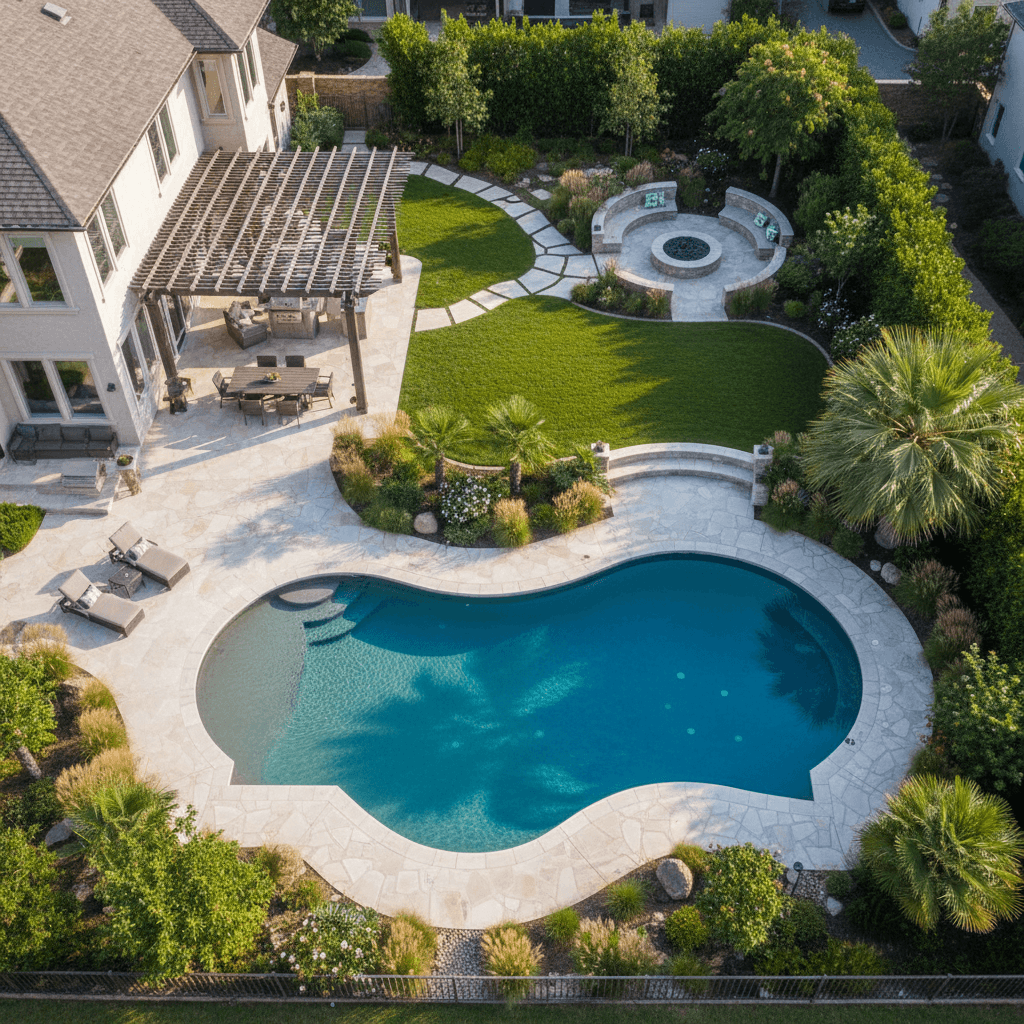 Property backyard and outdoor features