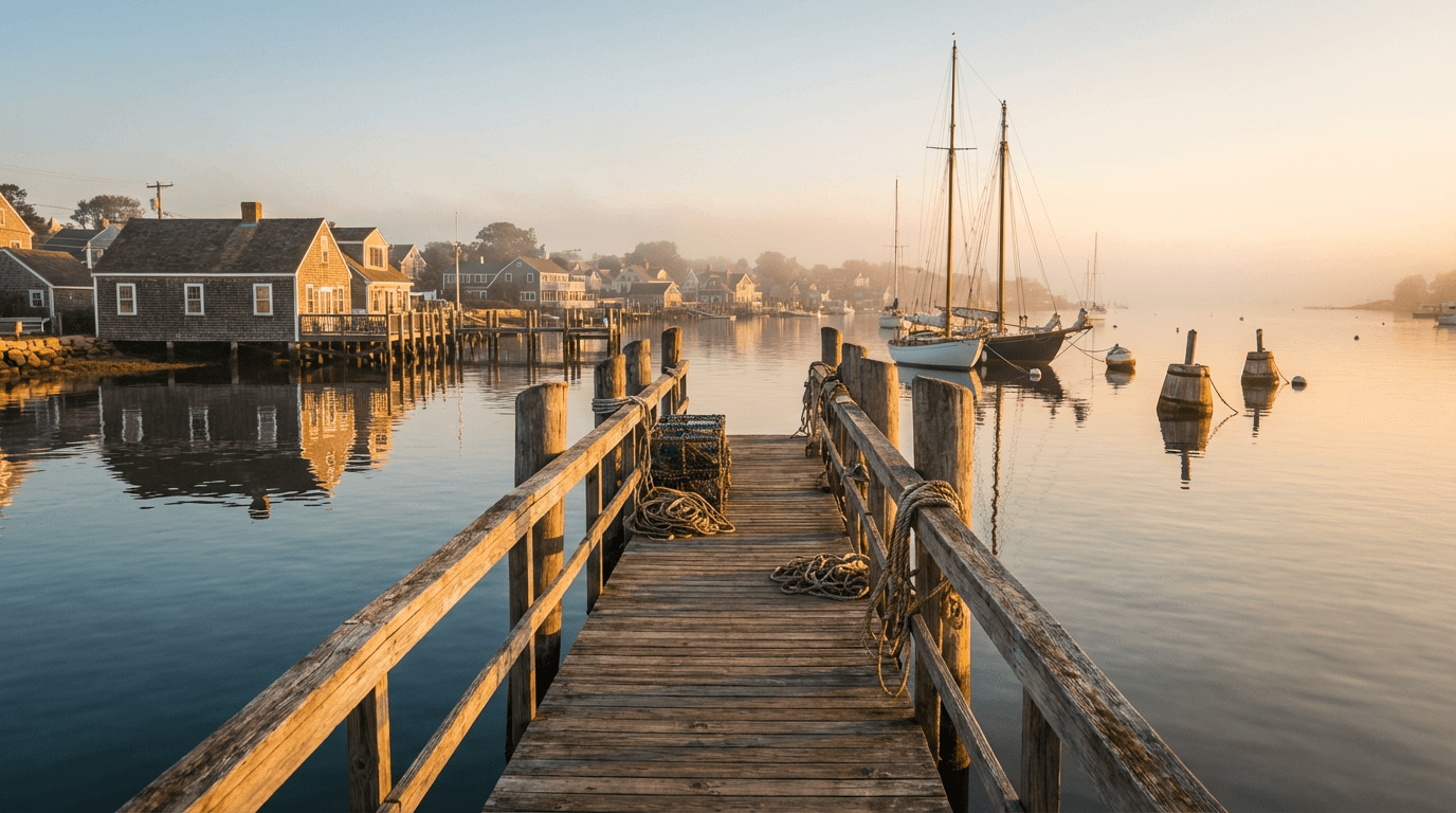 Waterfront property aerial video showing water access